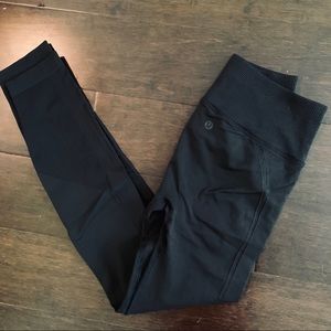Black lululemon leggings size 4